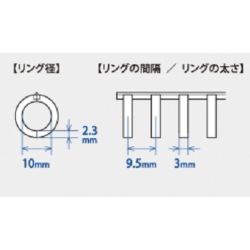 10mmルーズリングサイズ