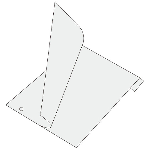 収容物が抜け落ちにくく、本体を丸めることもできるハトメ留めタイプ