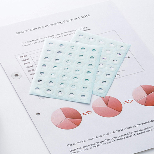 EA762CS-7｜パンチ穴補強ラベル (8ｼｰﾄ/280片)のページ -