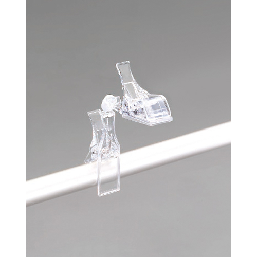EA762FB-81｜290x32mm ダブルクリップ(透明)のページ -