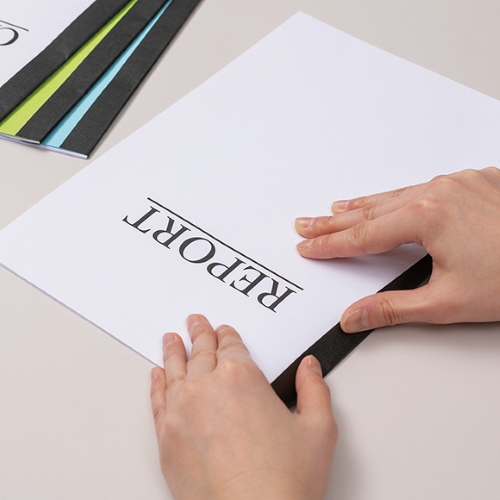 ※画像は代表画像、本商品は白色です。\n仕様書や文書などの簡易製本、本やノートの補強、補修に便利です。