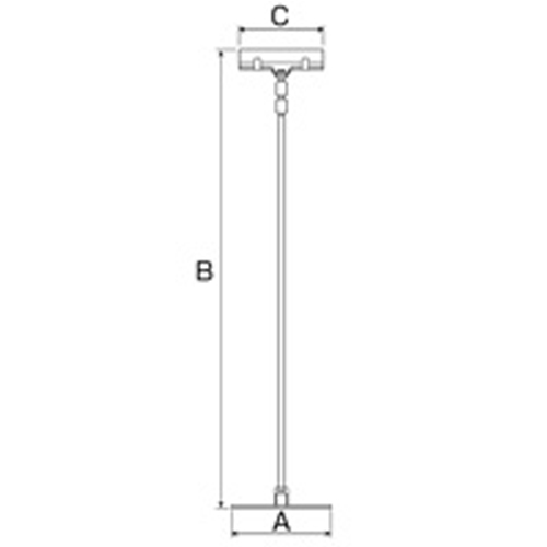 A：φ100mm　　B：430mm　　C：80mm