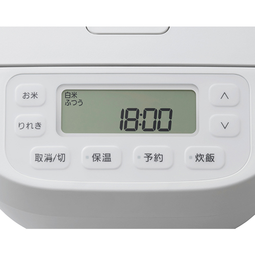 直感的に操作できるボタン式の操作部