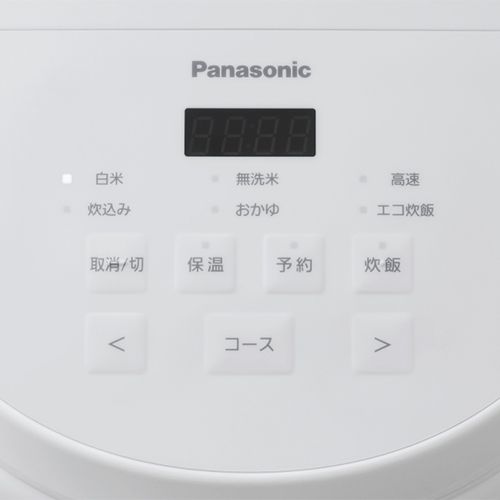 直感的に操作できるボタン式の操作部