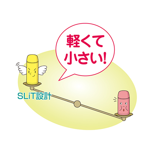 独自の設計で、真空層をわずか約1mmまで薄くしました。使いやすく、持ち運びしやすいボトルです。