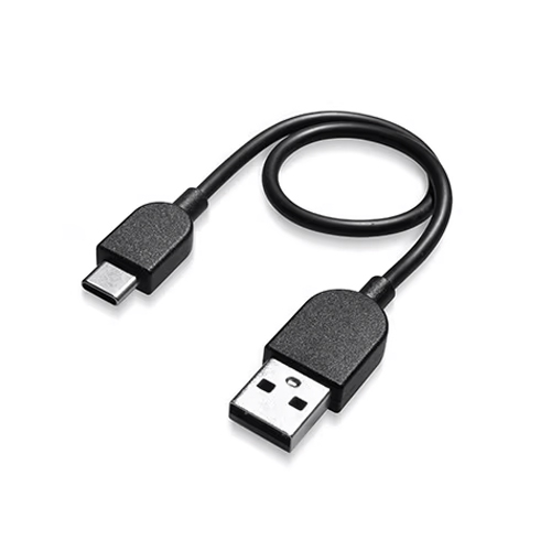 充電用USBケーブル付属