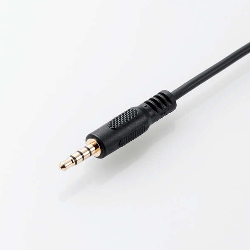 φ3.5mm4極ミニプラグを搭載