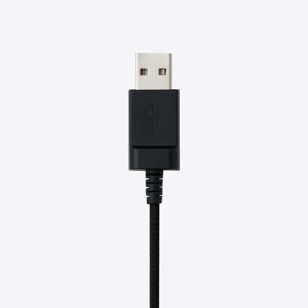 USB接続なのでパソコンのヘッドホン端子を使わずにヘッドセットを使用可能です。