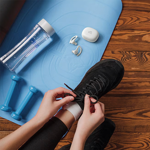 音切れがしにくい安定したワイヤレス接続\n※商品はブラックです。