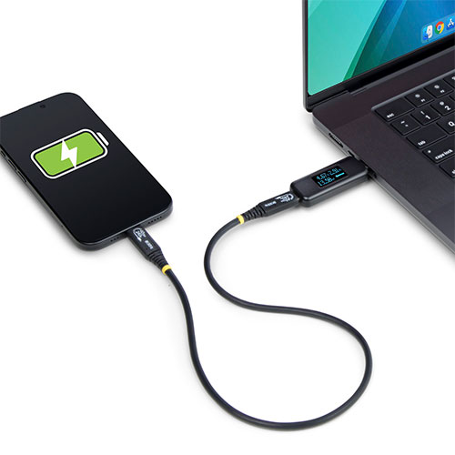 USB-C対応デバイスや手の届きにくいポートのテストに最適