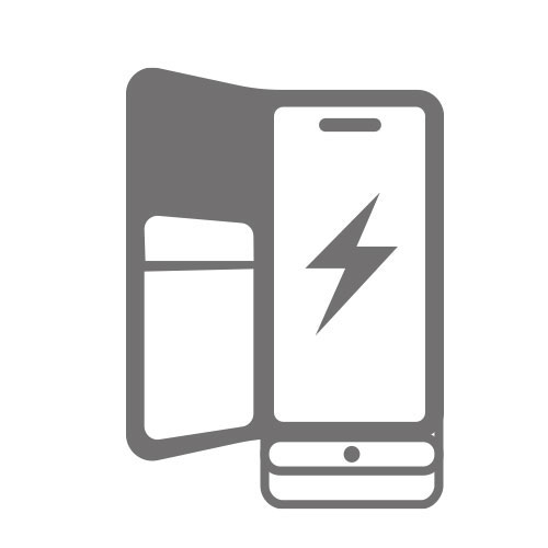 ケースをつけたまま充電可能