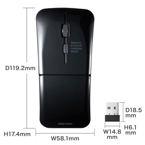EA764AA-214A｜[充電式] ワイヤレスマウス(超薄型)のページ -