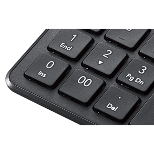 打鍵しやすいキーピッチ19mmを採用