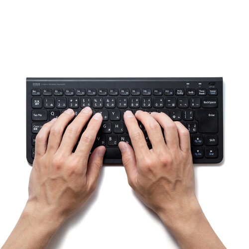 薄型＆コンパクトなワイヤレスキーボード