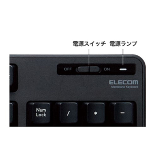 電源スイッチ＆電池表示ランプ