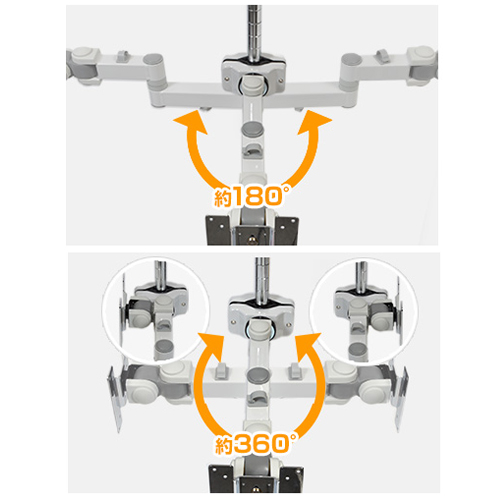 アームの動き（左右）