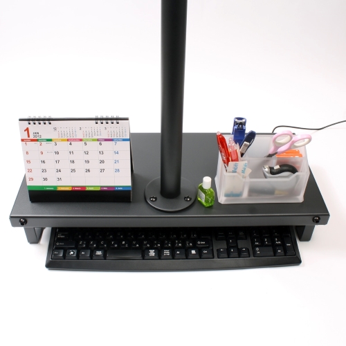 収納スペース付きアーム