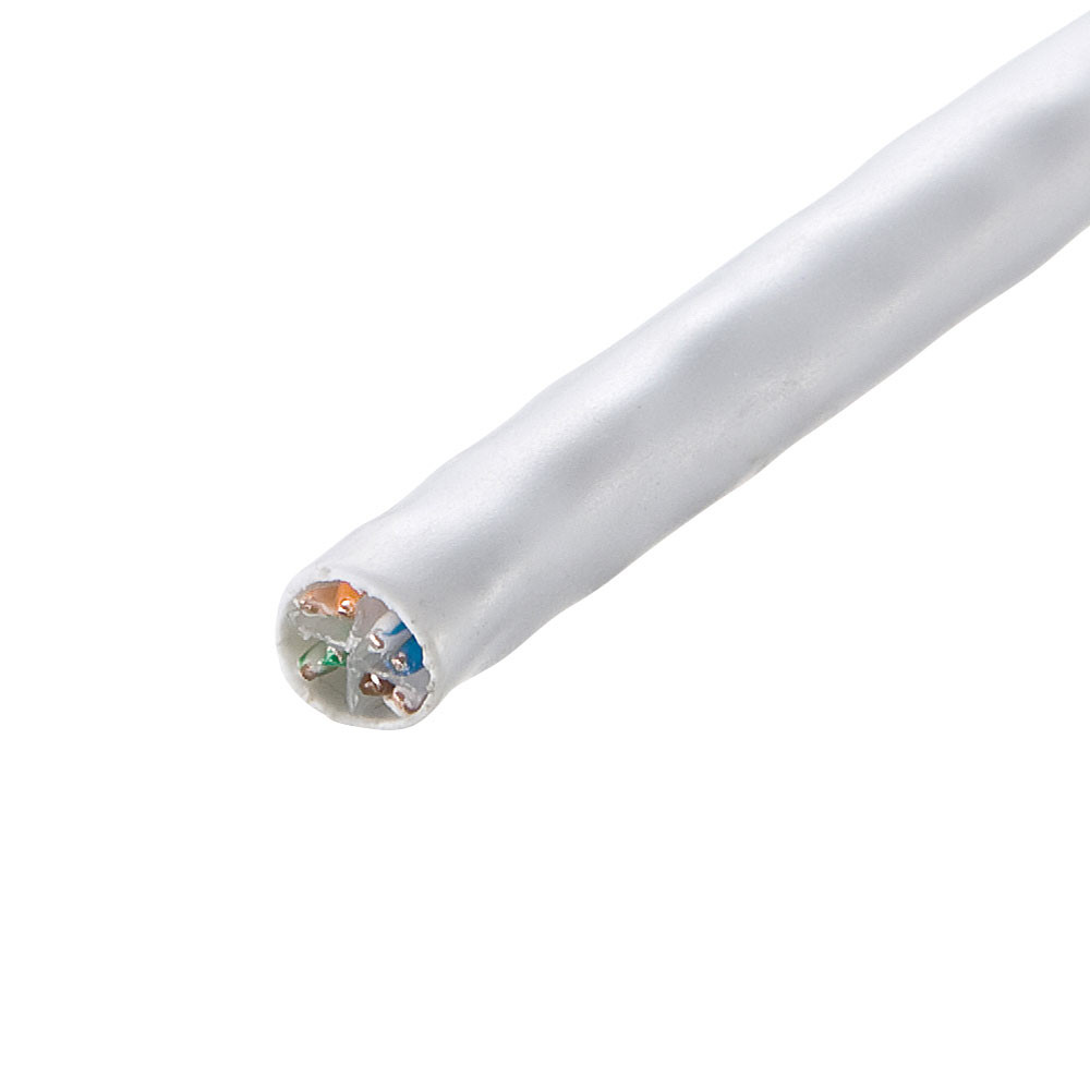 クーポン利用で2750円送料無料 エスコ 100m LANケーブル CAT6/UTP/白 EA764BB-401 エスコ ESCO 