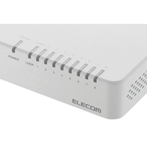 壁掛け時でも、LEDランプ点灯が見やすい