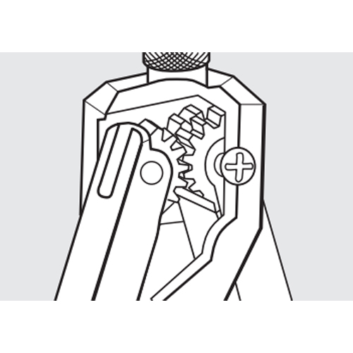 ダブルピニオン機構