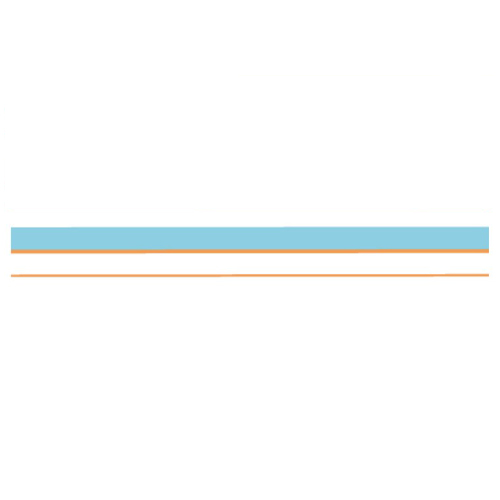 上：太字ダブルライン、下：細字