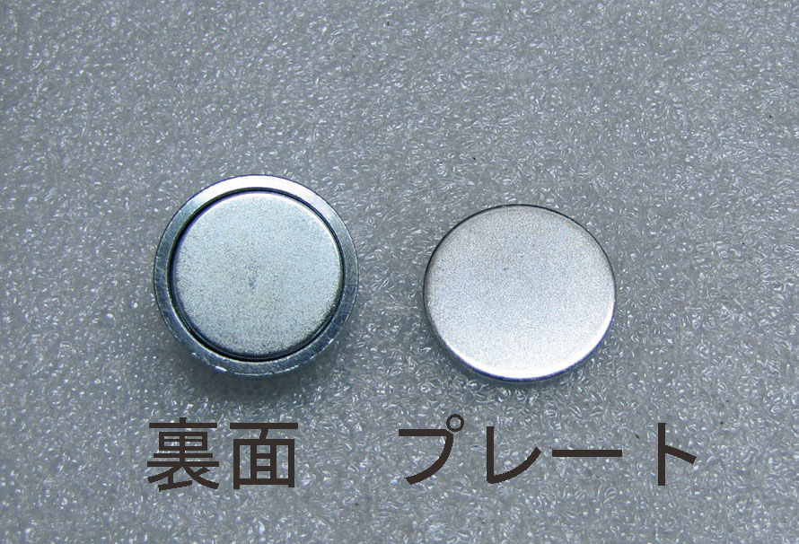 磁気防止プレート付き