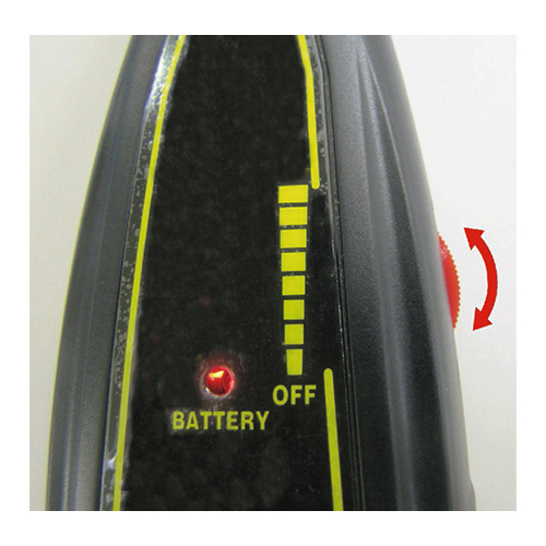 ボリューム調整機能付き