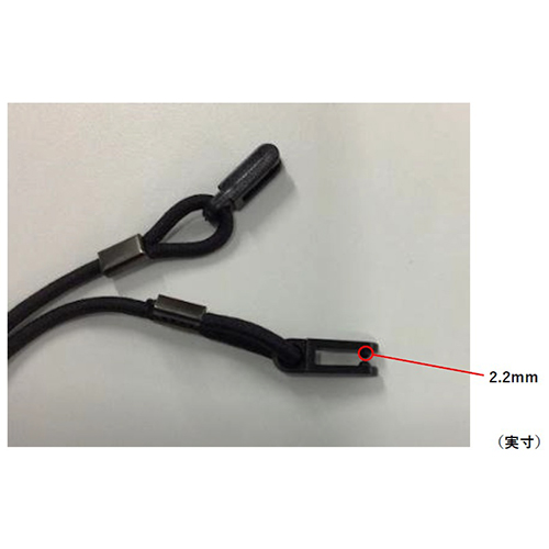 吊穴に入る突起径：約2.2mm