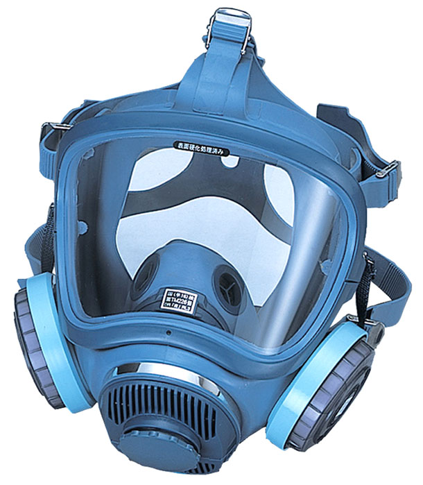 新しい エスコ:防塵マスク 全面形 型式:EA800MP-2