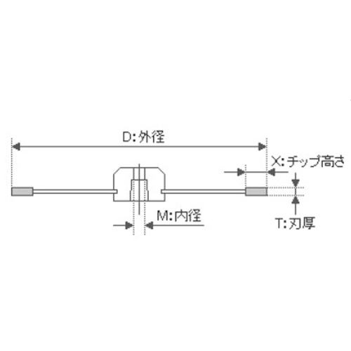 D：105mm　　T：1.8mm\nX：3mm　　M：M10mm