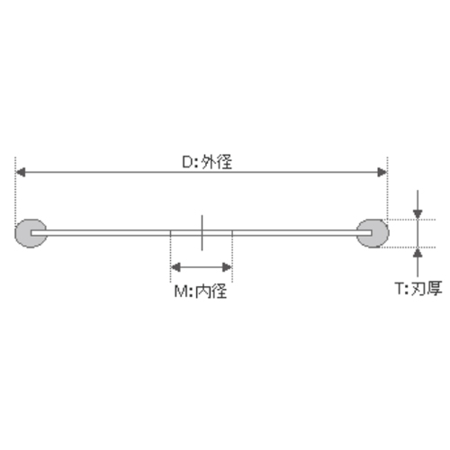 D：85mm　　T：10mm\nH：20mm