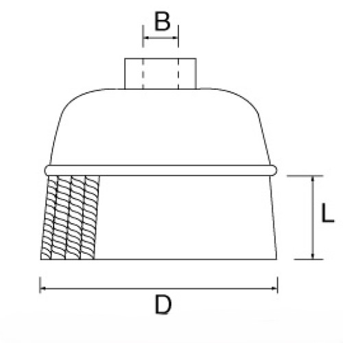 B：M10×1.5　　D：75mm　　L：25mm