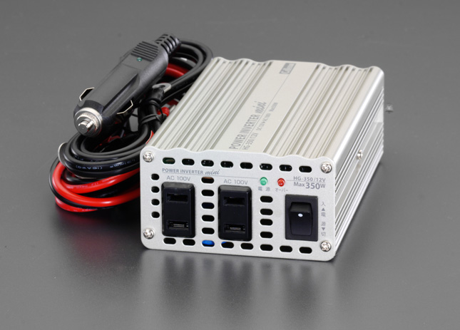 EA812JA-12A｜DC24V→AC100V/280W DC-ACインバーターのページ -