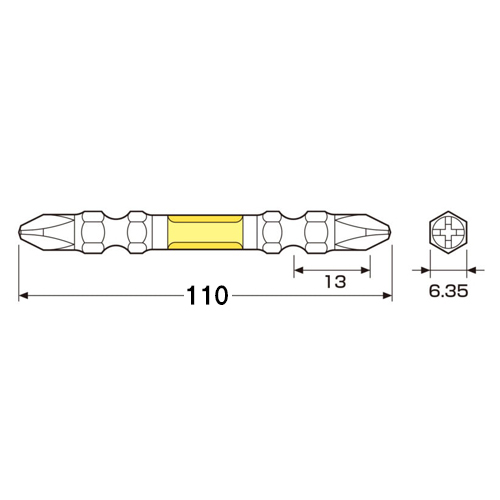 全長（L）：110mm