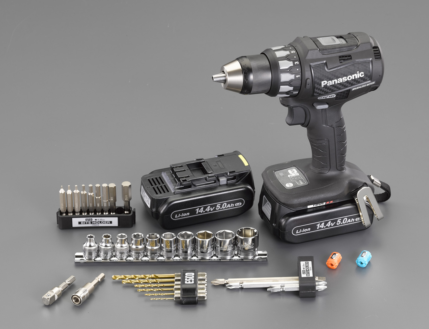 エスコ(esco) DC14.4V マルチインパクトドライバーセット(充電式) EA813RT-15A｜DC14.4V インパクトドライバー(充電式)のページ -