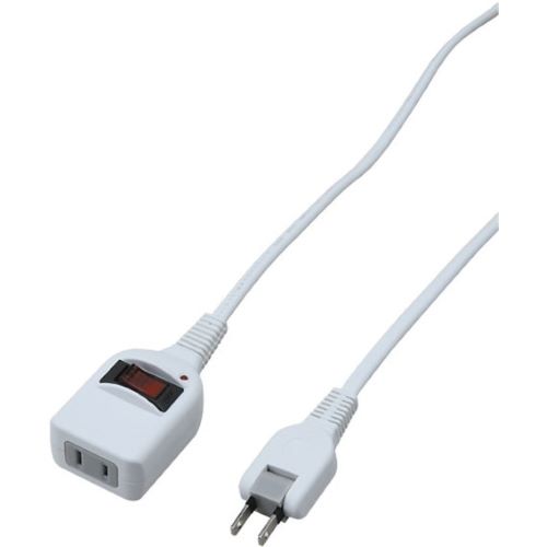 コードを抜かずに電源をON/OFFできる、節電に便利な集中スイッチ付き