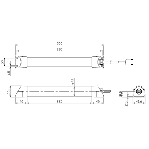 EA815LN-61｜AC100V/ 4W 照明灯/ＬＥＤ(防滴型)のページ -