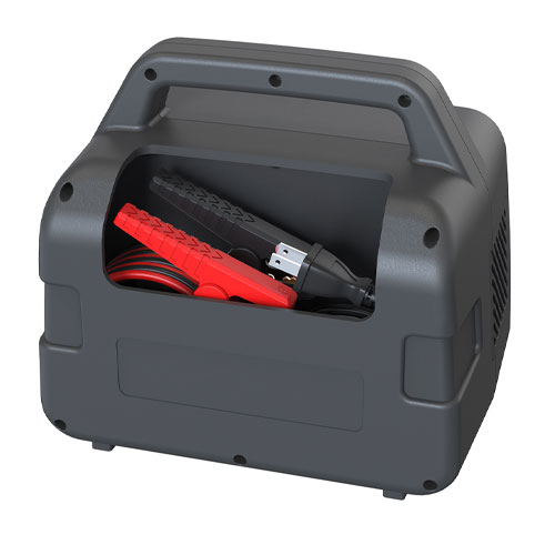 背面ポケットにコードをスッキリ収納