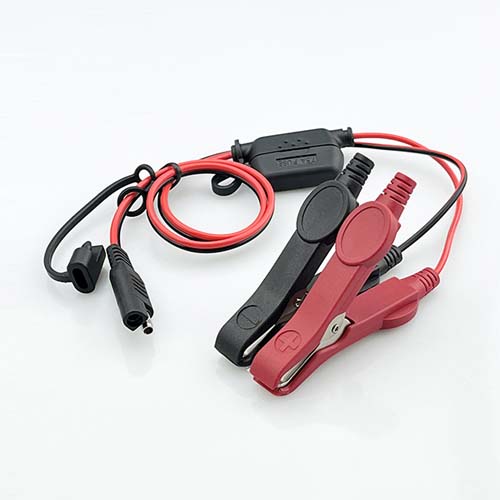 クリップ充電コード付属