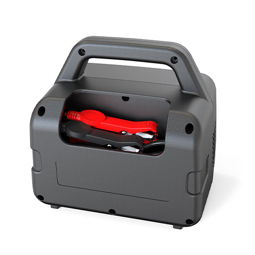 背面ポケットにコードをスッキリ収納