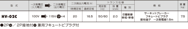 EA815ZB-2｜AC100V→AC115V 昇圧トランス｜株式会社エスコ