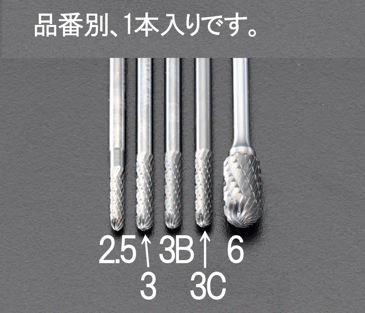 EA819CG-6｜6.0x 13x45mm/3mm軸 超硬カッターのページ -