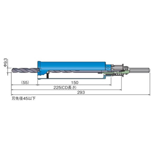 オンライン販売済み 25mm [ガルバリウム鋼板用]コアドリル(SDSシャンク