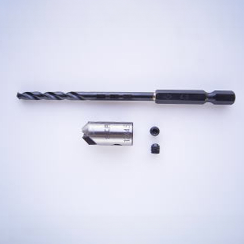 ※画像は代表画像です\n※皿取り加工を行う外ドリルと下穴をあける六角シャンクの中ドリルを組み合わせています