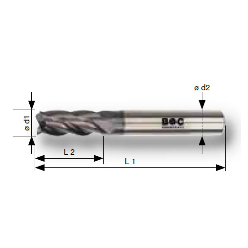 φd1：5mm　L1：57mm　L2：13mm　φd2：6mm