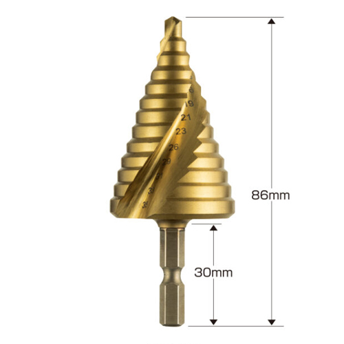 EA825GK-4｜5-35mm ステップドリル(1/4