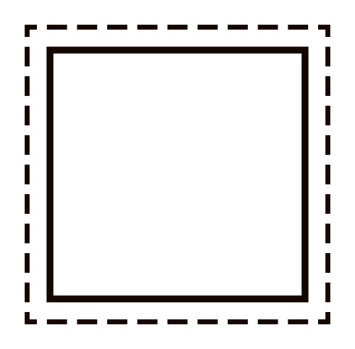 形状：角（2mm）
