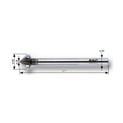 φd2：8.3mm　φd1：2.0mm　φd3：6mm　L1：155mm