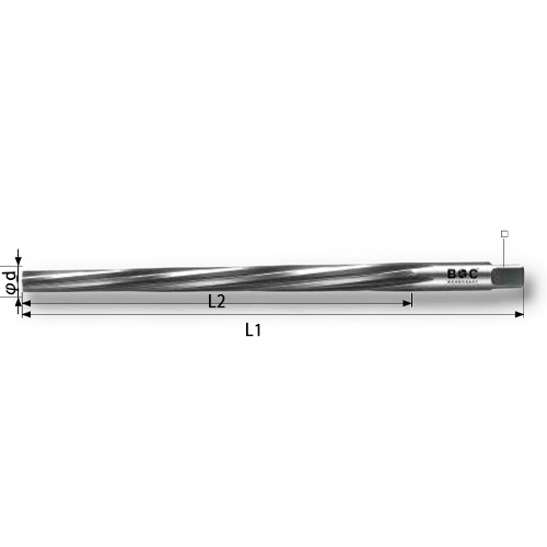 φd：4mm　　L1：93mm　　L2：67mm\n□：3.8mm