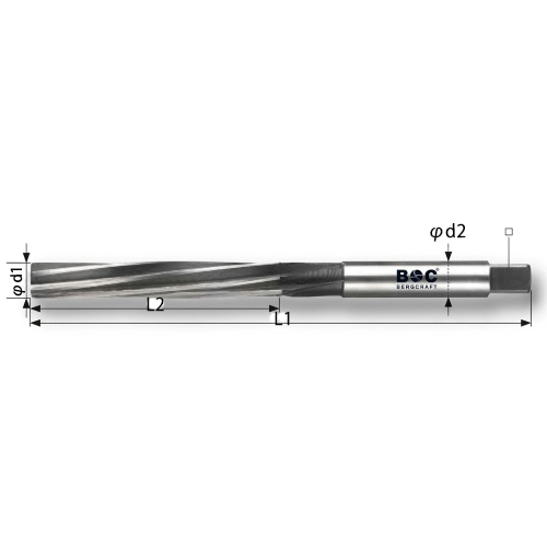 φd1：5mm　　φd2：5mm　　L1：87mm\nL2：44mm　　□：3.8mm